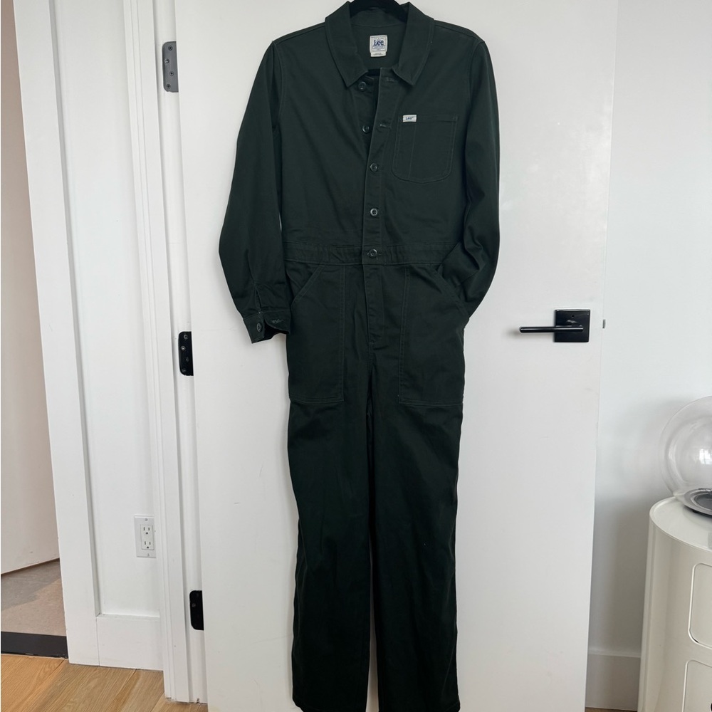 Dark Green Lee Heritage Coverall Jumpsuit